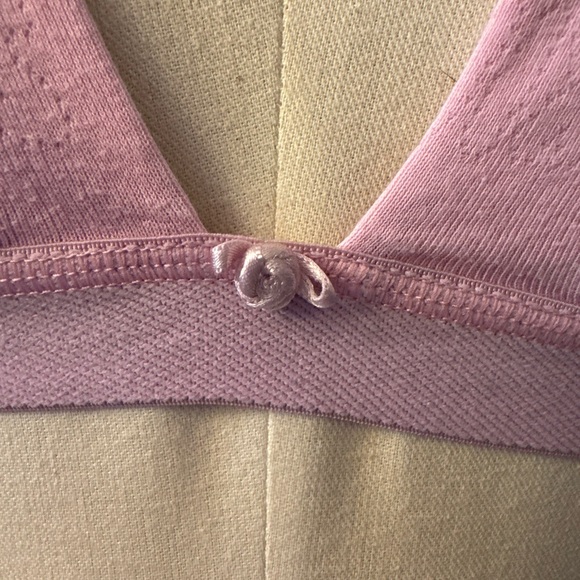 SKIMS Soft Pink Triangle Plunge Bralette - Picture 2 of 4